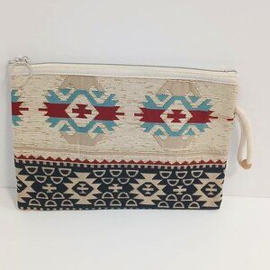Cute Medium Zipper Canvas Cosmetic Bag Multi-Function Travel Toiletry Bag